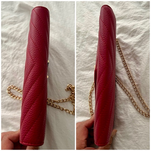 👑✅PRICE FIRM✅ Red Fashion Designer WOC Crossbody Bag. - Picture 10 of 17